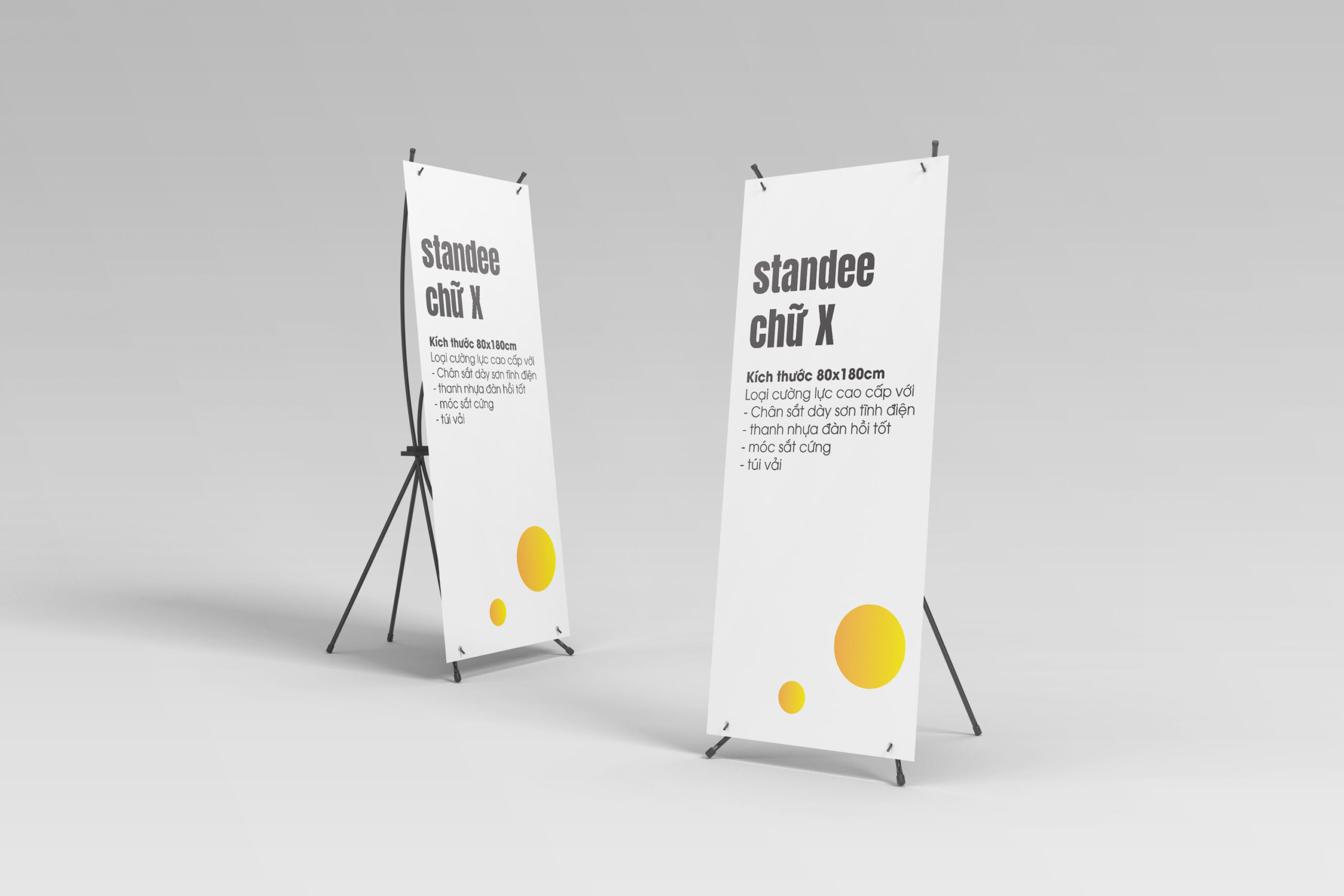 standee-chu-x-80x180 chân standee chữ X 80x180