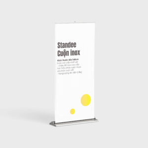 chân standee cuốn 60x160